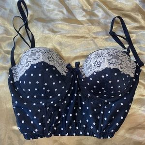 Guess brand polka dot bustier top *FREE SHIPPING*